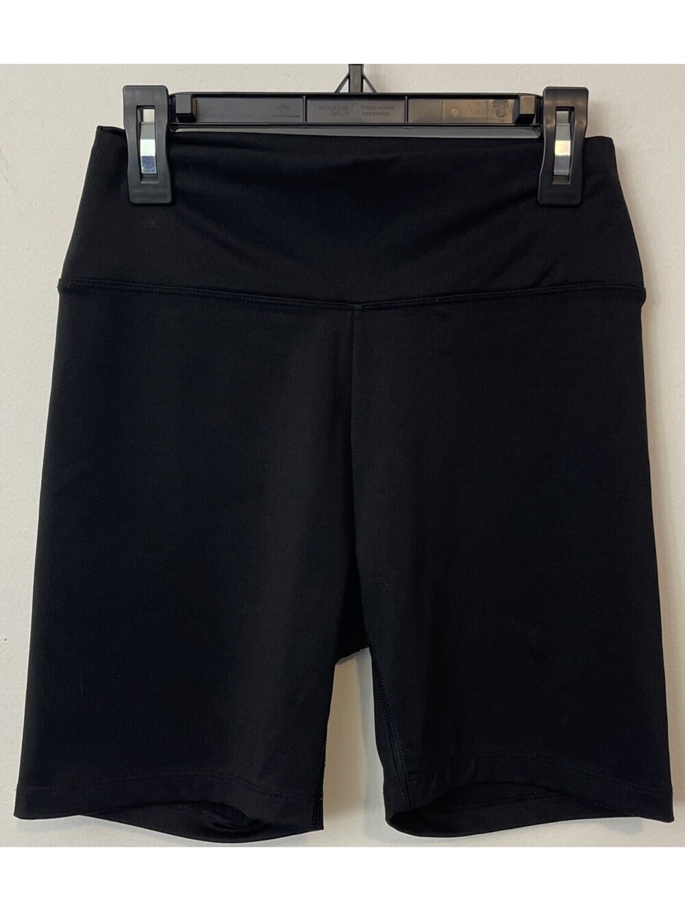 Victorias Secret PINK Active Womens Small Black Elastic-Waist Biker Short! A6961